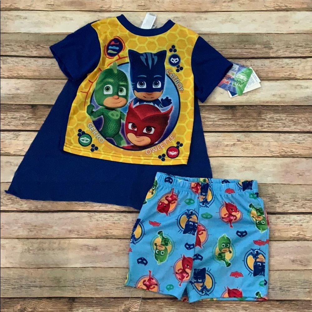 NWT PJ Masks Pajama Set